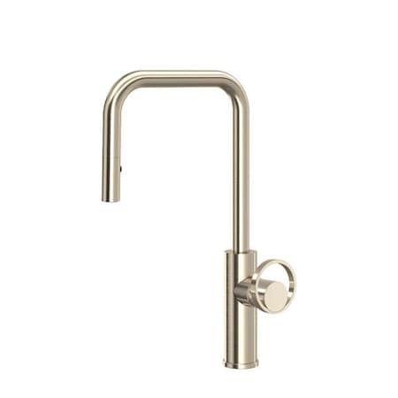 Eclissi Pull-Down Kitchen Faucet With U-Spout - Less Handle